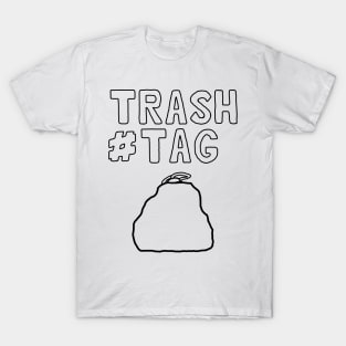 Trashtag hand draw design outline version 2 T-Shirt